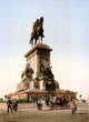 Giuseppe Garibaldi Monument Poster Print from the 1890s