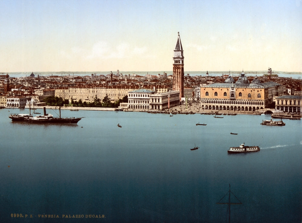 Doge's Palace 1890s Poster Print by Science Source, architectural artwork