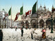 Piazza San Marco, 1890s Poster Print showcasing Venice's iconic square.