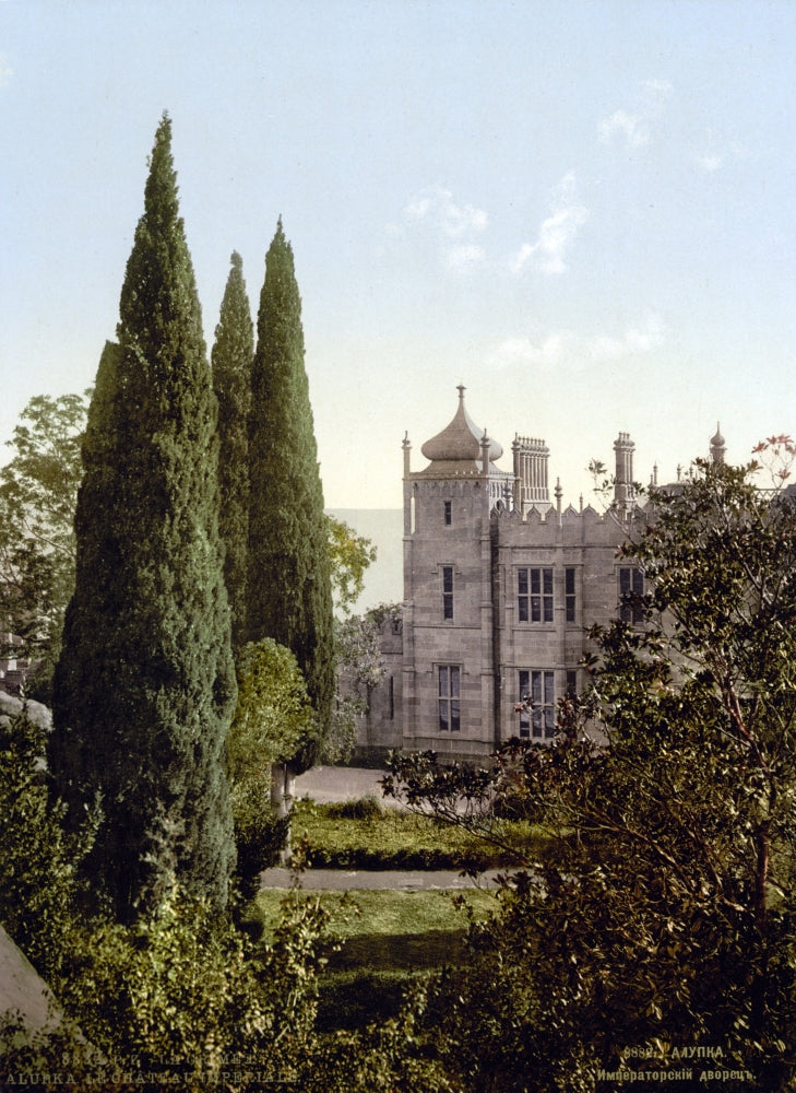 Vorontsov Palace Poster Print featuring stunning architecture in Crimea.