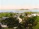 Ireland's Eye 1890s Poster Print showcasing lush greenery and tranquil waters.