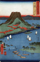 Sakurajima Volcano 1854 Poster Print showcasing nature's beauty.