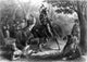 War of 1812 Tecumseh Saving Prisoners Poster Print