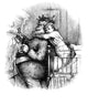 Santa Claus Gets Caught 1889 poster print illustration.
