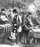 Rich and Poor: Two Christmas Dinners (1873) Poster Print.