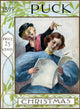Puck Christmas 1895 Poster Print showcasing vintage holiday spirit.