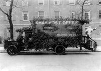 Christmas Post Office Truck 1922 Poster Print by Science Source