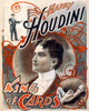 Harry Houdini King of Cards 1895 Poster Print showcasing the legendary magician.