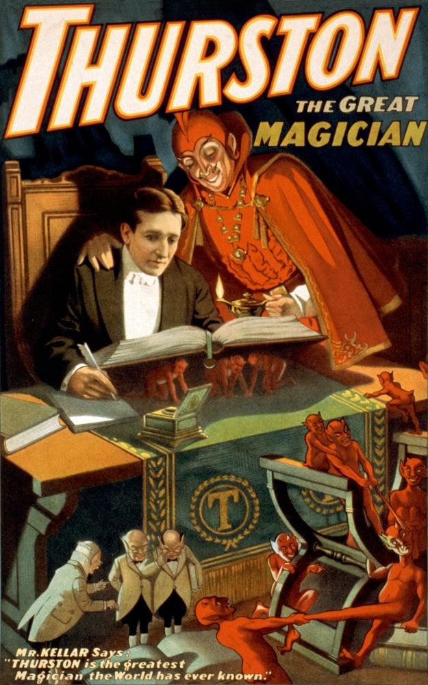 Howard Thurston American Magician Poster Print by Science Source