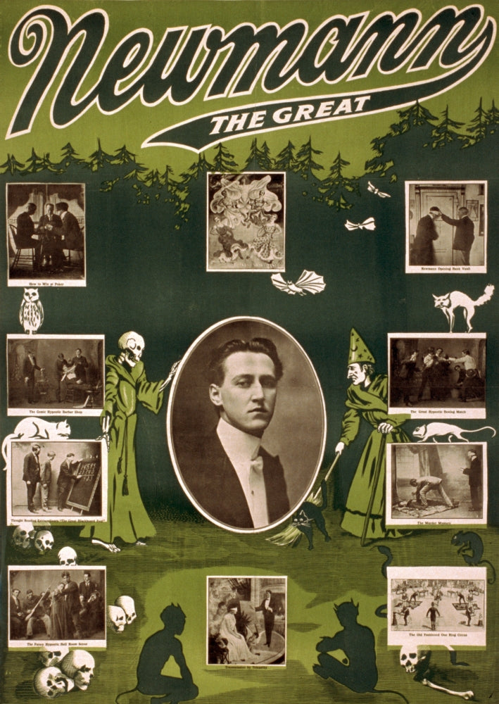 C.A. George Newmann American Hypnotist Poster Print