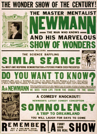 C.A. George Newmann American Hypnotist Poster Print