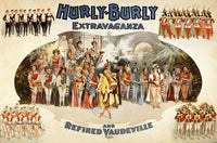 Hurly-Burly Extravaganza and Vaudeville 1899 Poster Print