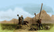 Overland Pony Express Rider Poster Print showcasing a historic scene