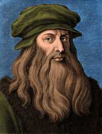Leonardo da Vinci Italian Renaissance Polymath Poster Print