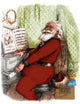 He's a Jolly Good Fellow Santa Claus 1889 Poster Print by Science Source