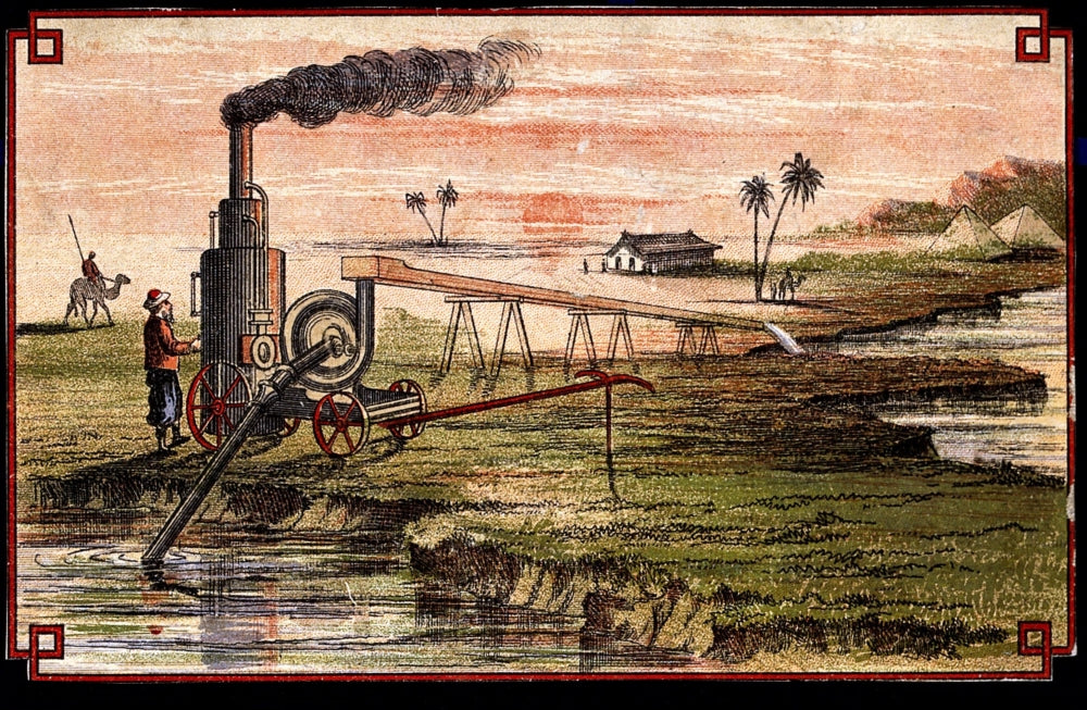 19th Century Portable Pumping Engine Poster Print