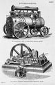 Steam Traction and Stationary Engines Poster Print by Science Source, vintage engineering art.