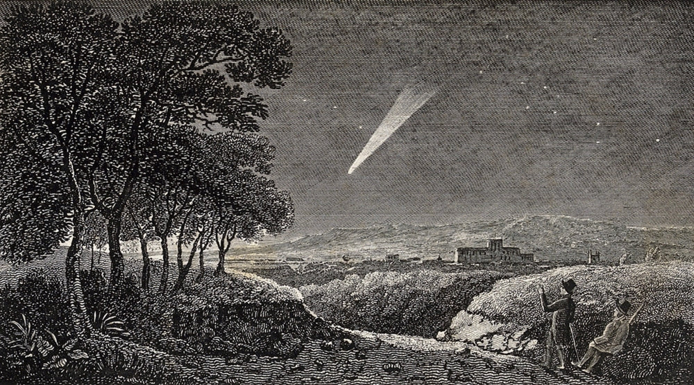 Great Comet of 1811 Poster Print showcasing celestial beauty.