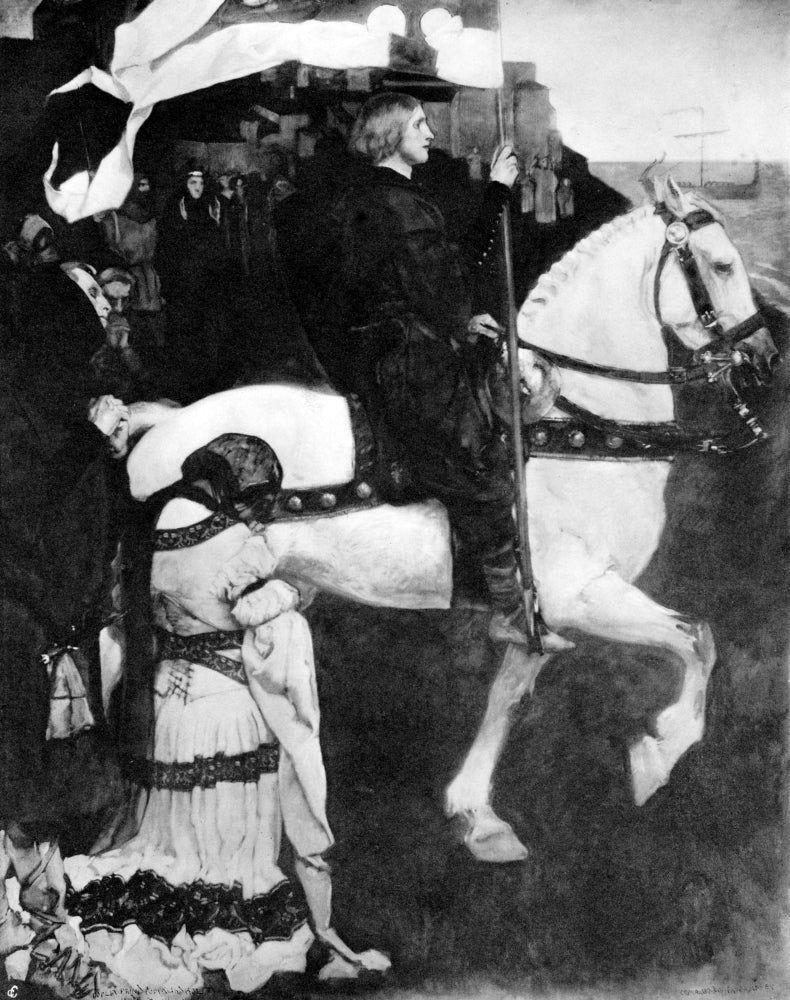 Sir Galahad Knight of the Round Table Poster Print