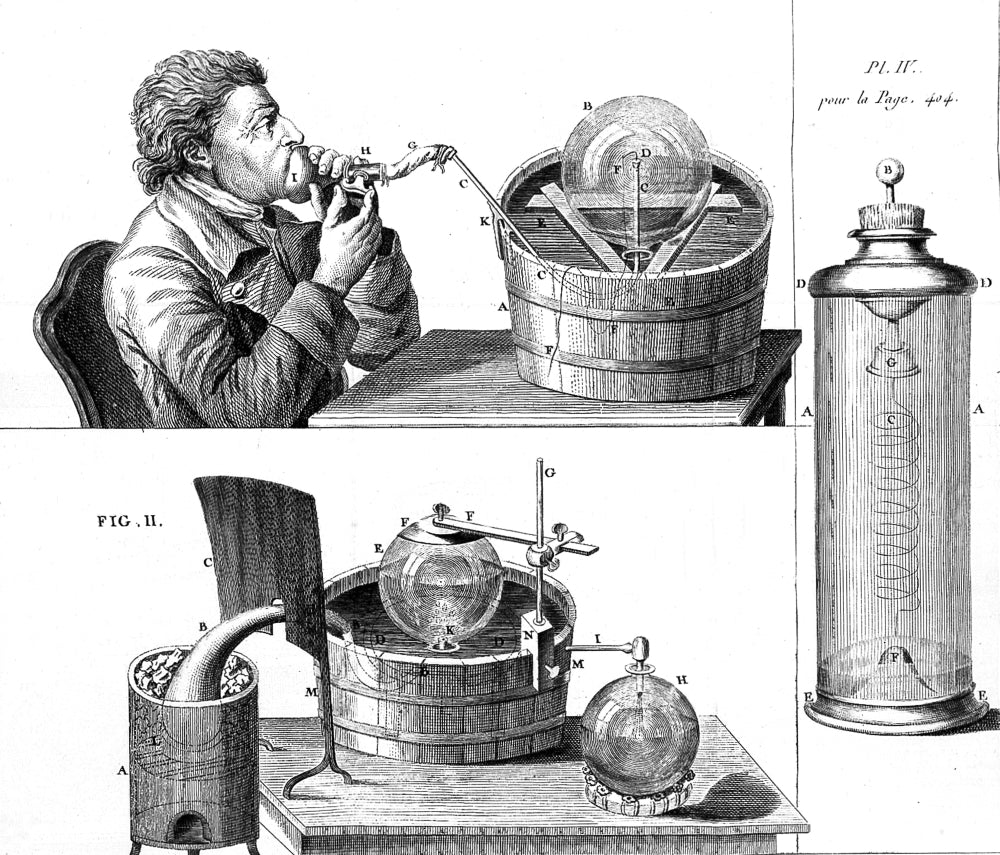 1785 Apparatus for Breathing Oxygenated Air Poster Print