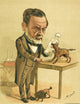Louis Pasteur with Rabid Dog 1880 Poster Print