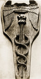 Caduceus Medical Symbol Poster Print showcasing the iconic symbol of healing.