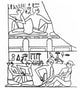 Anesthesia Produced by Pressure Poster Print showcasing Ancient Egyptian medical practices.