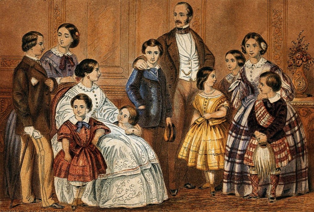 Queen Victoria, Prince Albert, and Their Children Poster Print