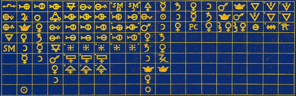 Proto-Periodic Table Poster Print on premium paper