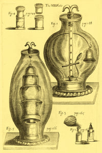 Robert Boyle's Experimental Air Pumps, 1669 Poster Print showcasing scientific discovery.
