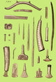 Late Bronze Age Tools Illustration Poster Print - History Artwork