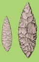 Leaf-Shaped Flint Implements Upper Paleolithic Poster Print
