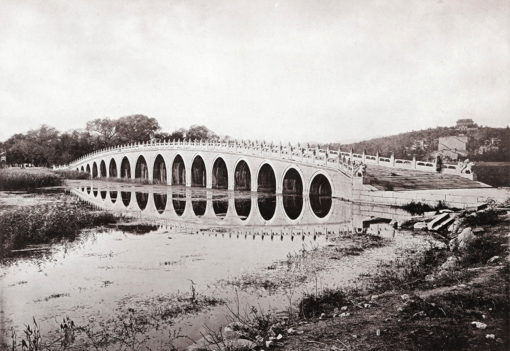 Great Marble Bridge Yuan Ming Yuan China Poster Print