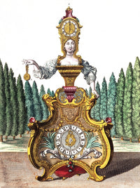 Female Clock and Watch Maker 1721 Poster Print by Science Source