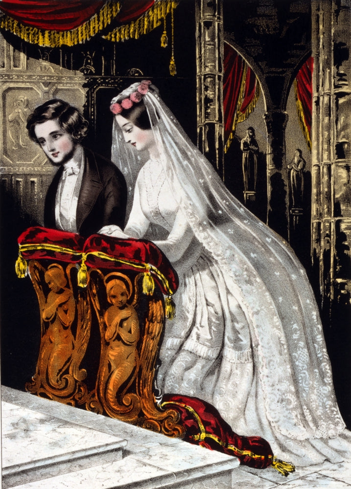 Church Wedding 1846 Fine Art Poster Print by Science Source
