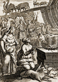 Noah Preparing First Sacrifice After Flood Poster Print