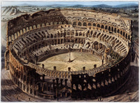 The Coliseum, Rome 1820 Poster Print showcasing historic architecture