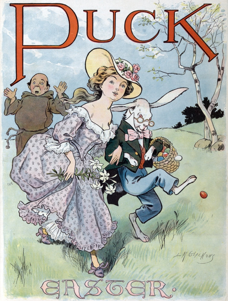 Easter Puck 1902 Poster Print by Science Source