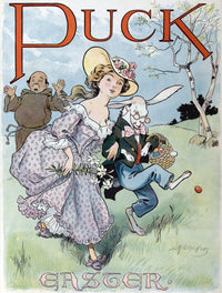 Easter Puck 1902 Poster Print by Science Source