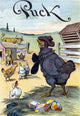 Easter Puck 1913 Poster Print showcasing vibrant colors and vintage illustration.
