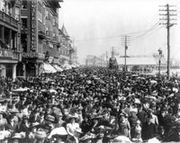 Atlantic City Easter Parade 1910 Poster Print, vintage decor