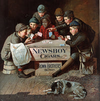 Newsboy Cigars 1894 Poster Print by Science Source on premium paper.