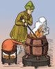 Aeolipile Supplying Copper-Smelting Fire Poster Print showcasing ancient engineering