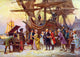 Benjamin Franklin's Return to Philadelphia 1785 Poster Print