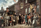 George Washington 2nd Inauguration 1793 Poster Print featuring historical artwork.