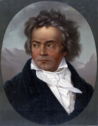 Ludwig van Beethoven Poster Print showcasing the iconic German composer.