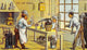 Model Kitchen 1900s French Postcard Poster Print