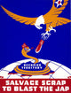 WWII Salvage Scrap FAP Poster Print showcasing historical design.