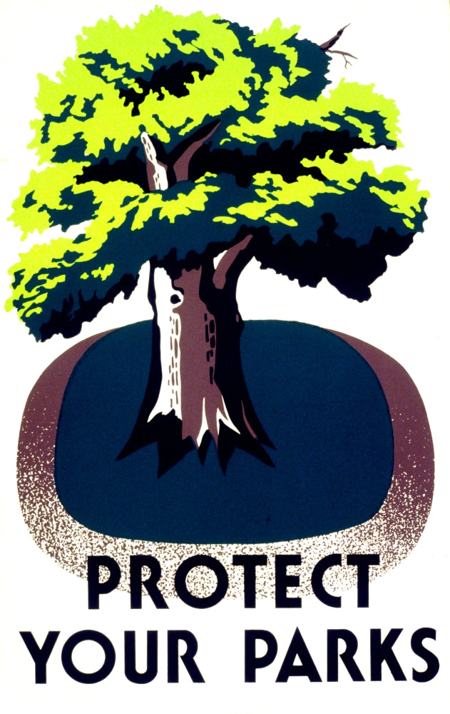 Protect Your Parks 1938 Poster Print by Science Source