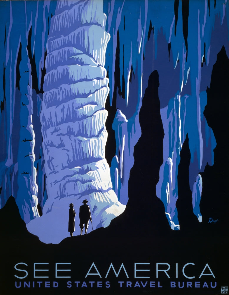 See America Travel Poster Print showcasing diverse landscapes and inspiring travel themes.
